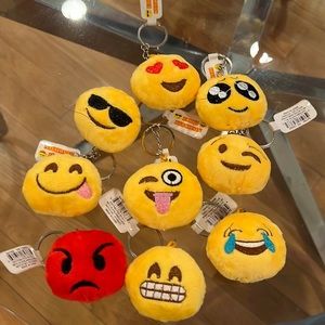 Emoji Keychains (NEW WITH TAG)